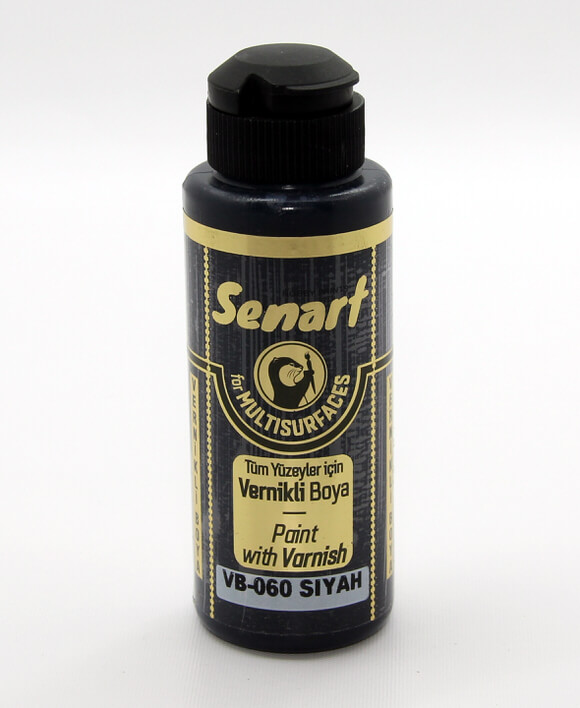 Siyah Senart Vernikli Boya 120 ML VB060