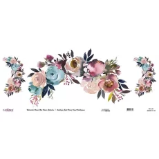 Cadence Bordür Pirinç Dekopaj | Cadence Duvar Kağıtları | Cadence Sanatsal Pirinç | Cadence Çiçek Desenli Pirinç Dekopaj